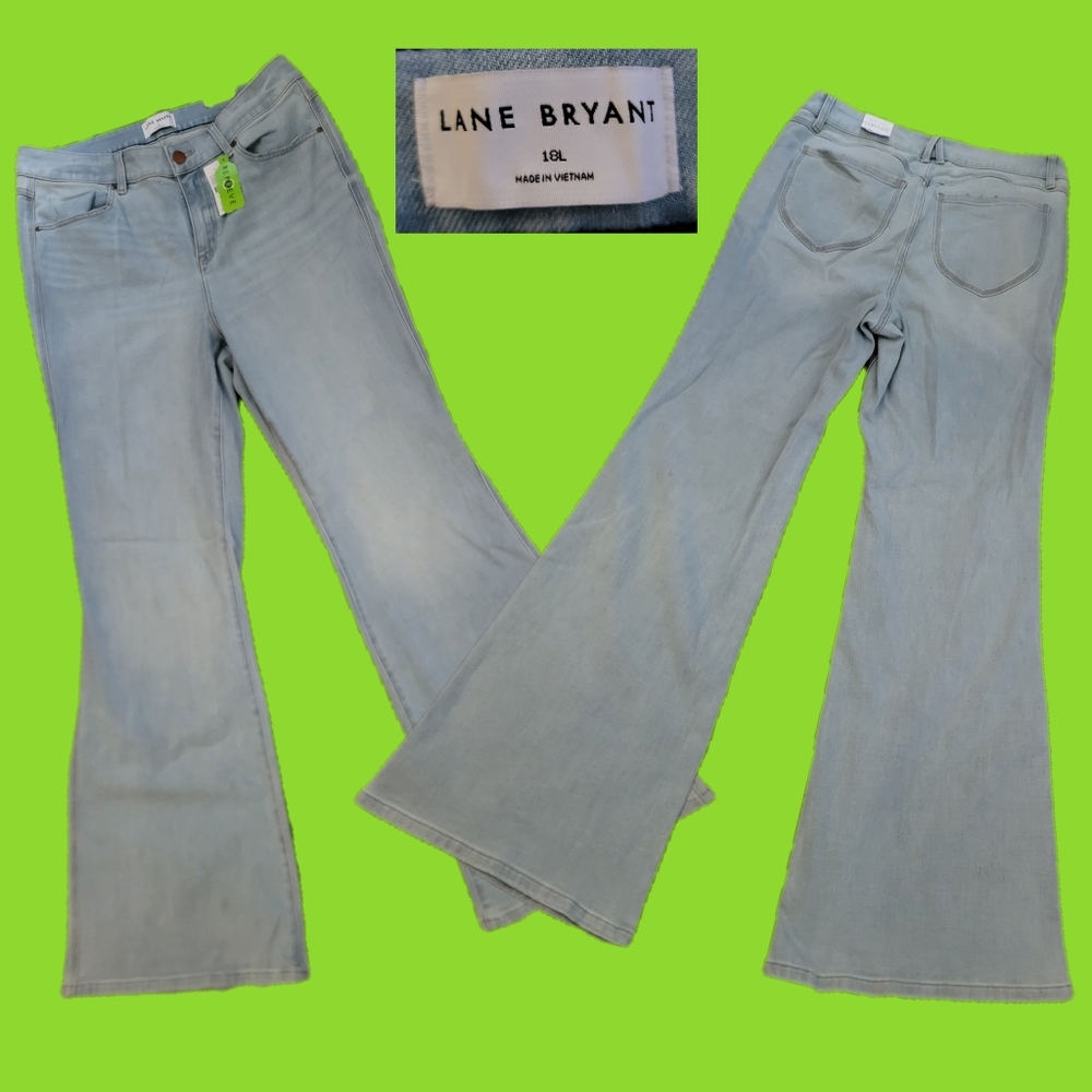Lane Bryant Lightwash Fit&Flare Jeans